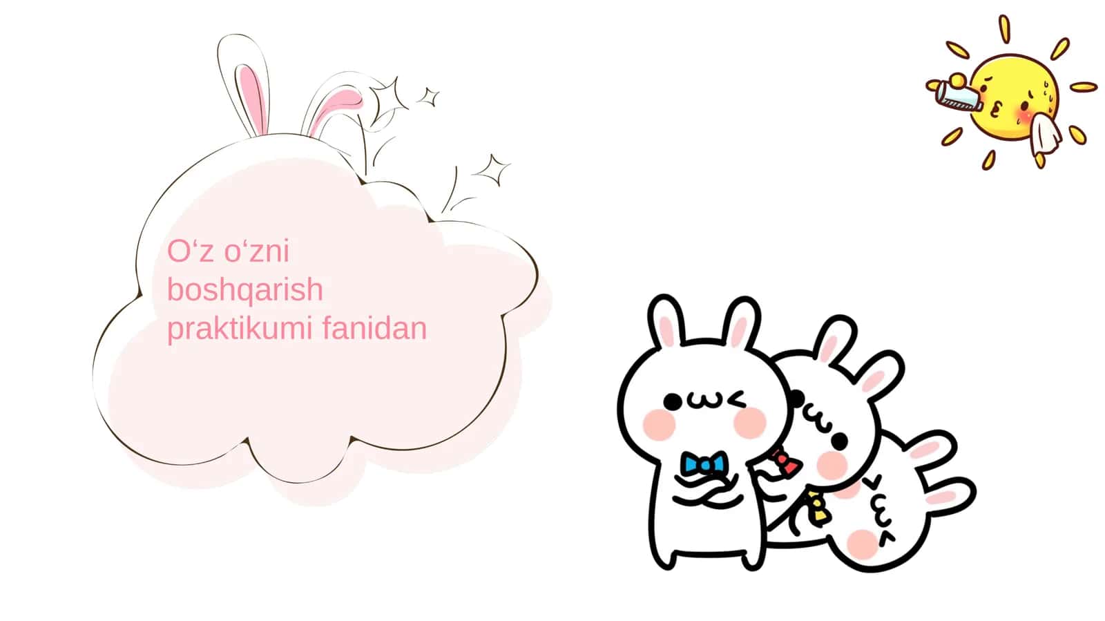 o‘z o‘zni boshqarish praktikumi 1