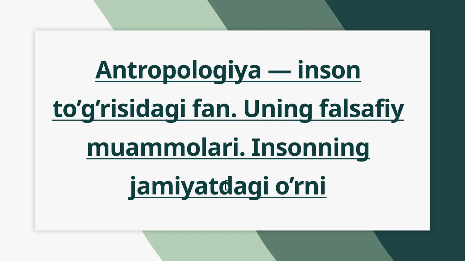 Antropologiya 1