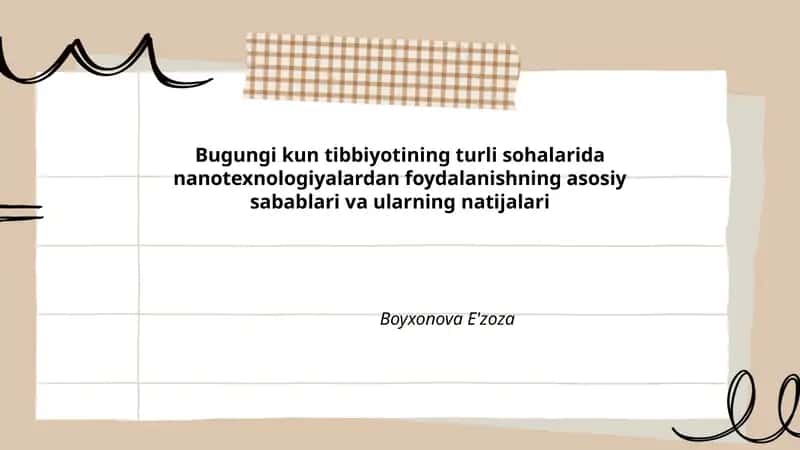 Onkologiyada nanodori tizimlari 1