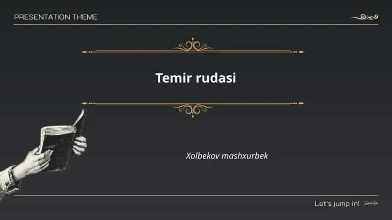 Temir rudasi 1
