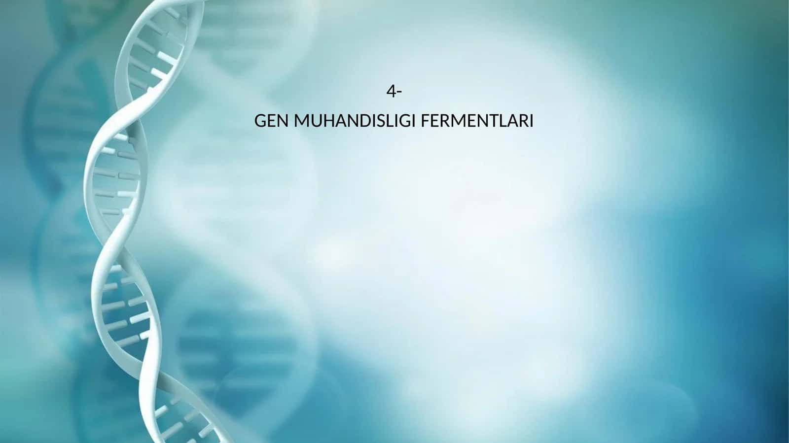 Gen muhandisligi fermentlari 1