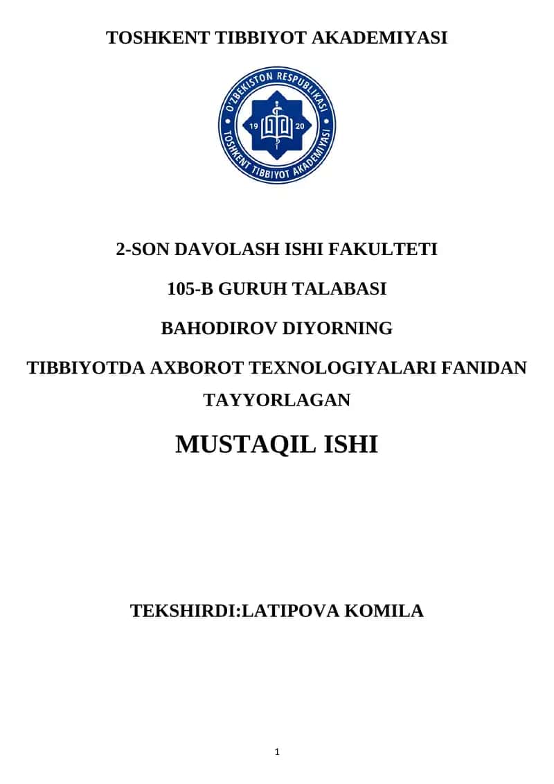 Taqdimot yaratishning zamonaviy vositalari va ularning imkoniyatlari 1