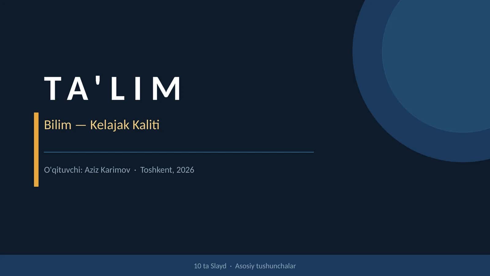 Bilim — Kelajak Kaliti 1