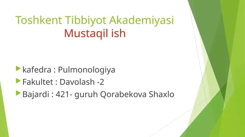 Xansirash: algoritmik yondashuv asosida differensial diagnostikasi 1