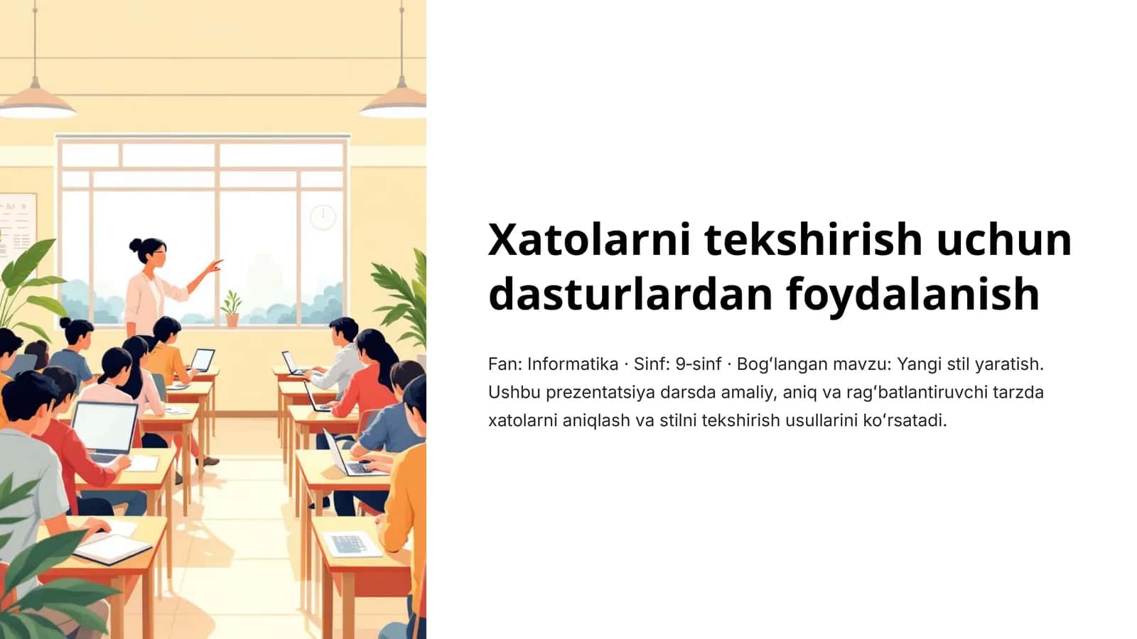 Yana yangiliklar mavzusi 1