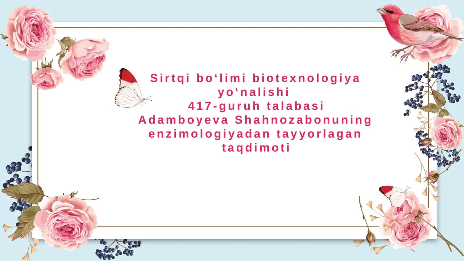 Oʻzbekiston kimyogar olimlarining enzimologiya taraqqiyotiga qoʻshgan hissalari 1