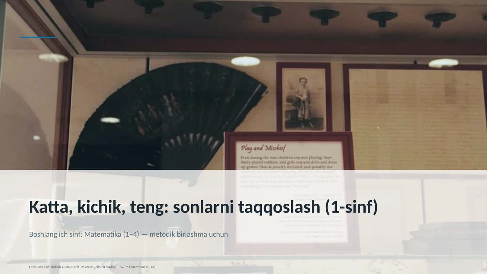 Katta, kichik, teng: sonlarni taqqoslash (1-sinf) 1