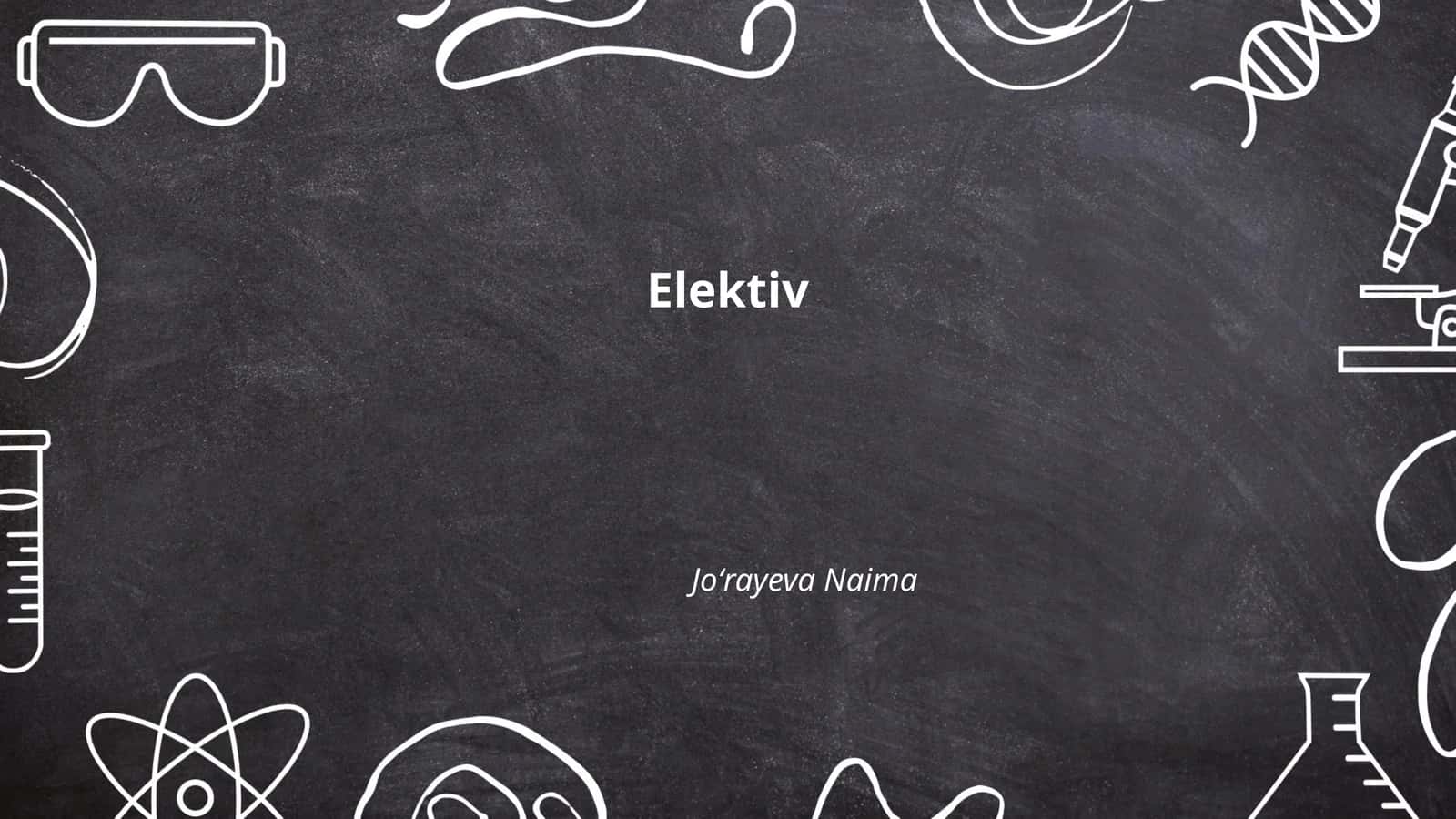 Elektiv 1