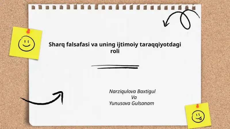 Sharq falsafasi va uning ijtimoiy taraqqiyotdagi roli 1