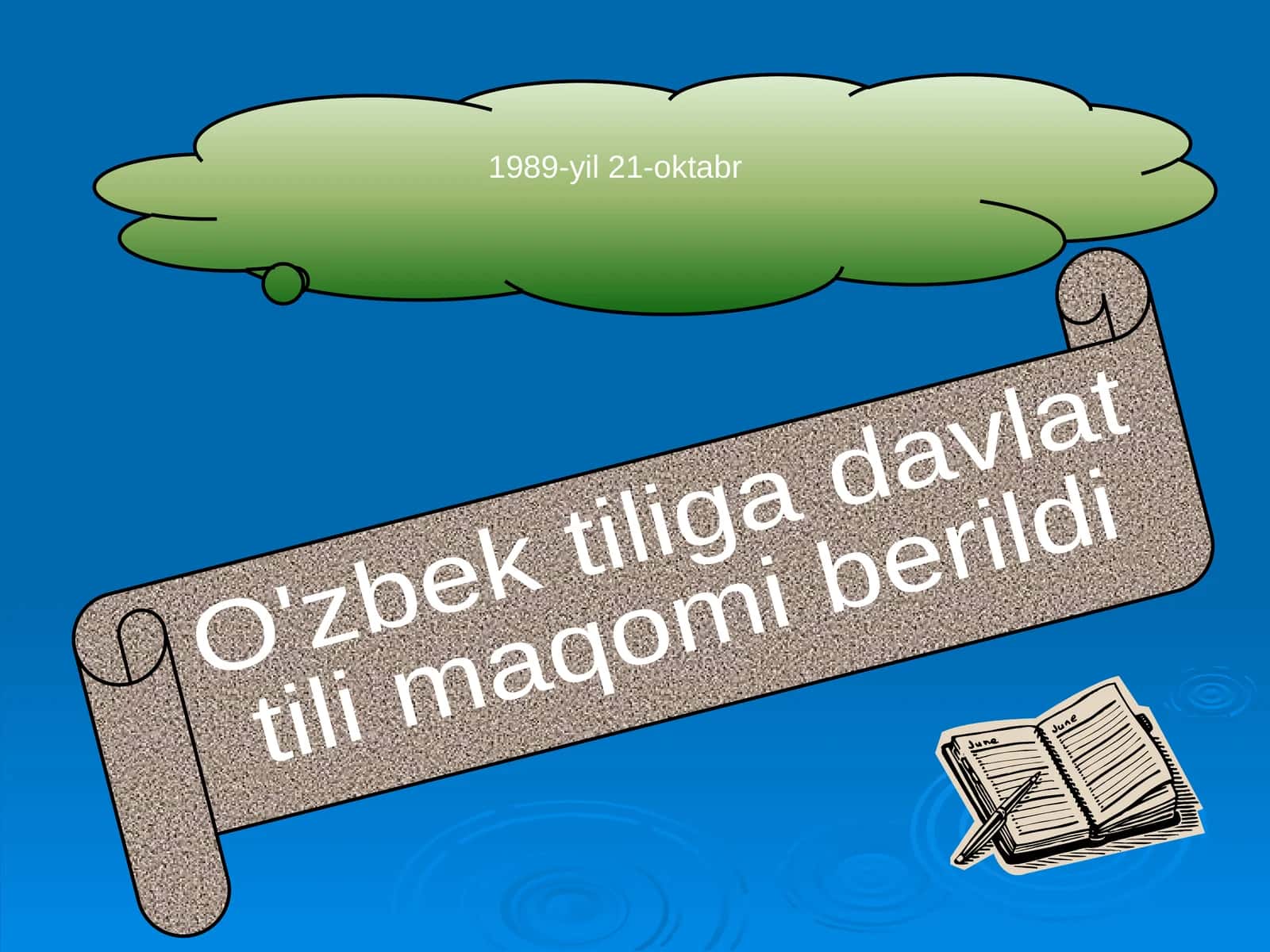 O'zbek tiliga davlat tili maqomi berildi 1