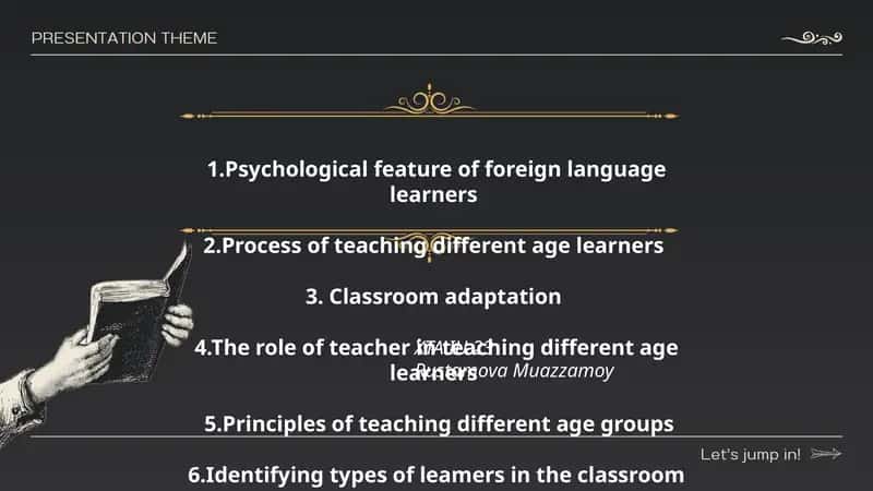 Psychological feature of foreign language learners 1