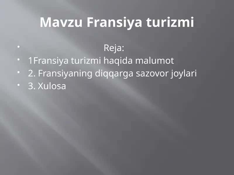 Fransiyaturizmi 1