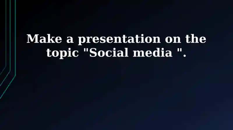 Social Media Presentation