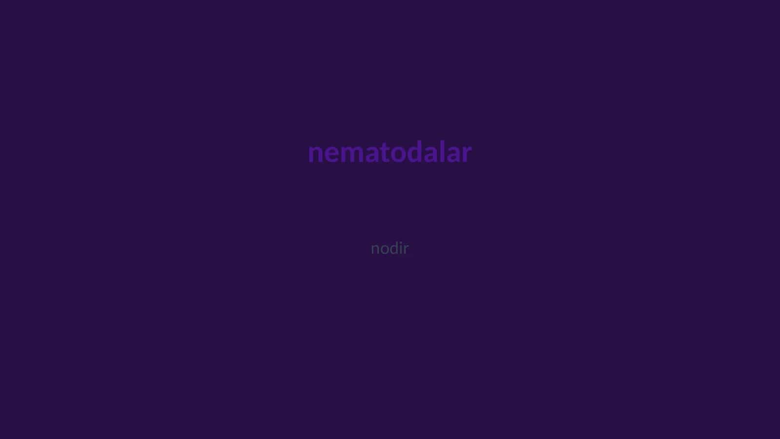 Nematodalar 1