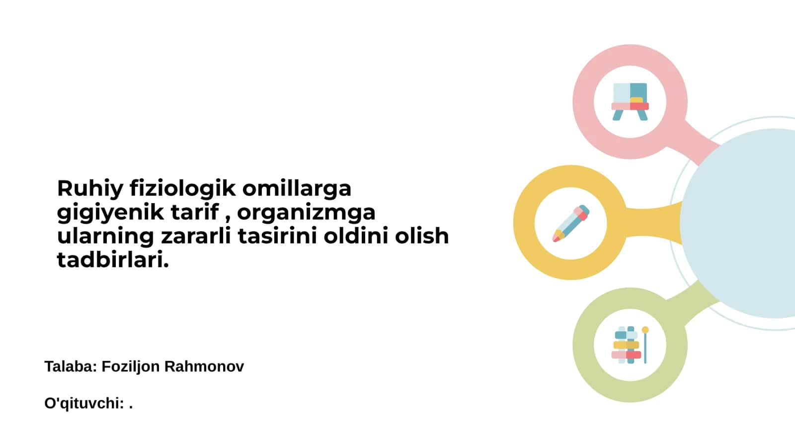 Ruhiy va fiziologik omillar: Ta'rifi 1
