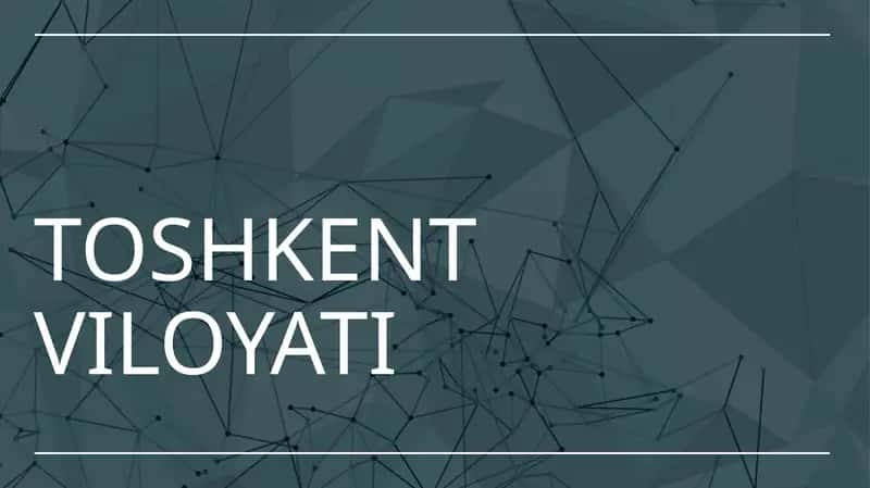 Toshkent Viloyati 1