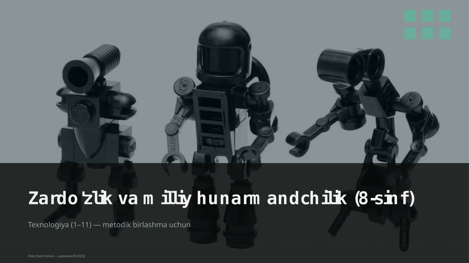 Zardo'zlik va milliy hunarmandchilik (8-sinf) 1
