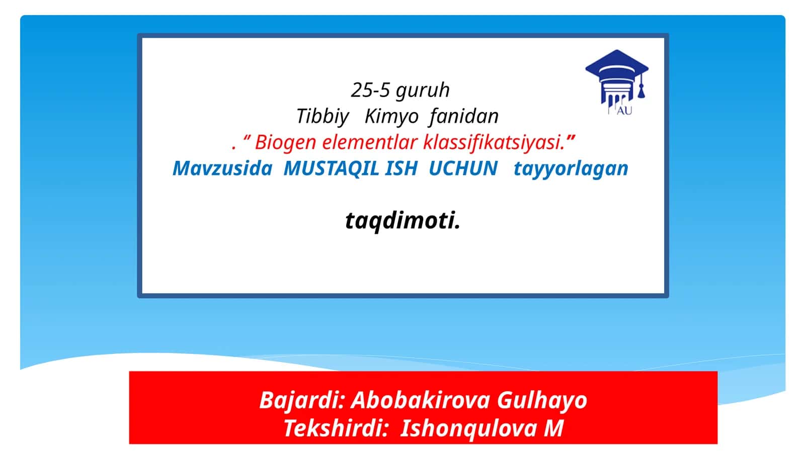 Biogenelementlar kimyosi 1