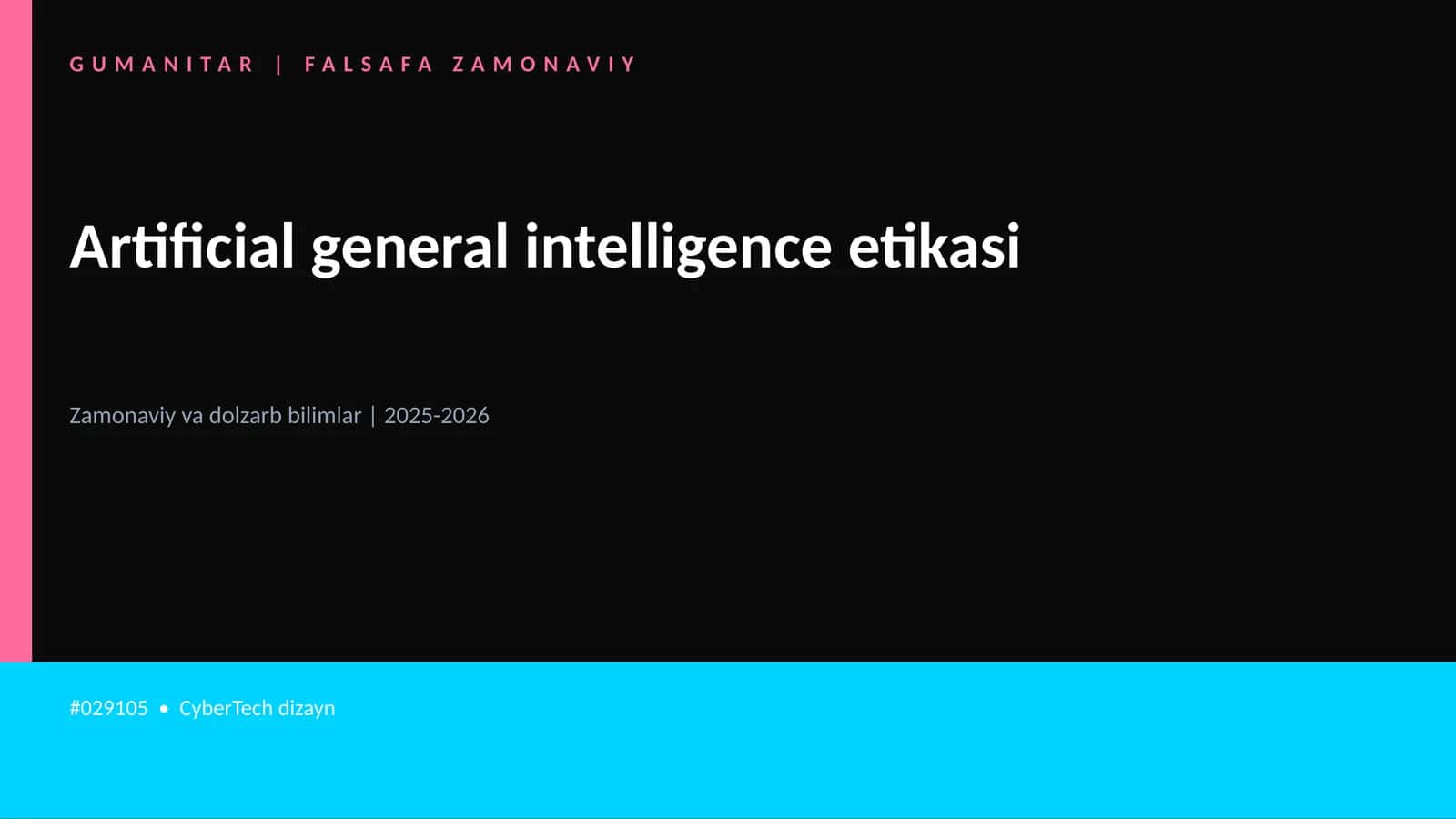 Artificial general intelligence etikasi 1