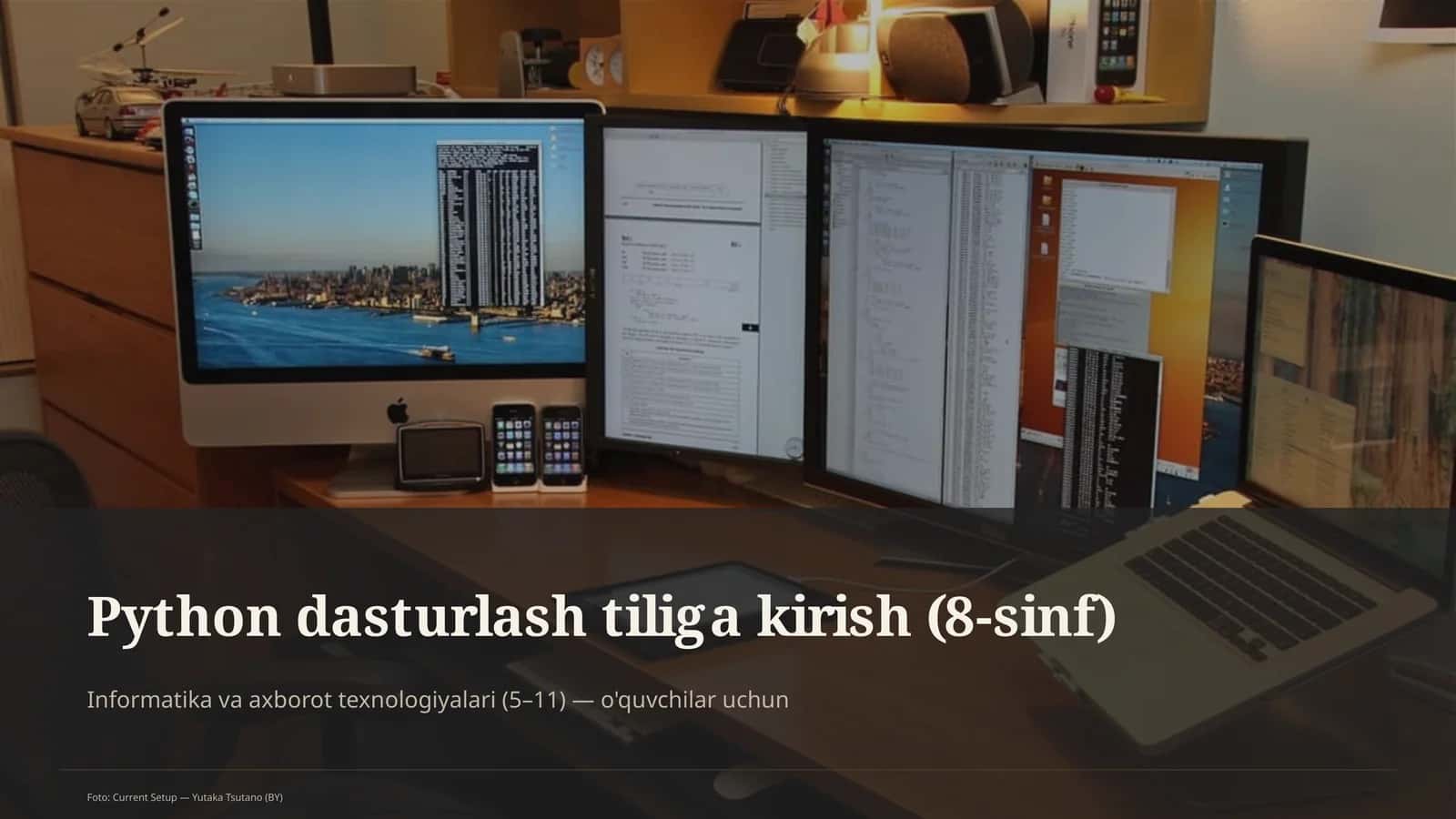 Python dasturlash tiliga kirish (8-sinf) 1
