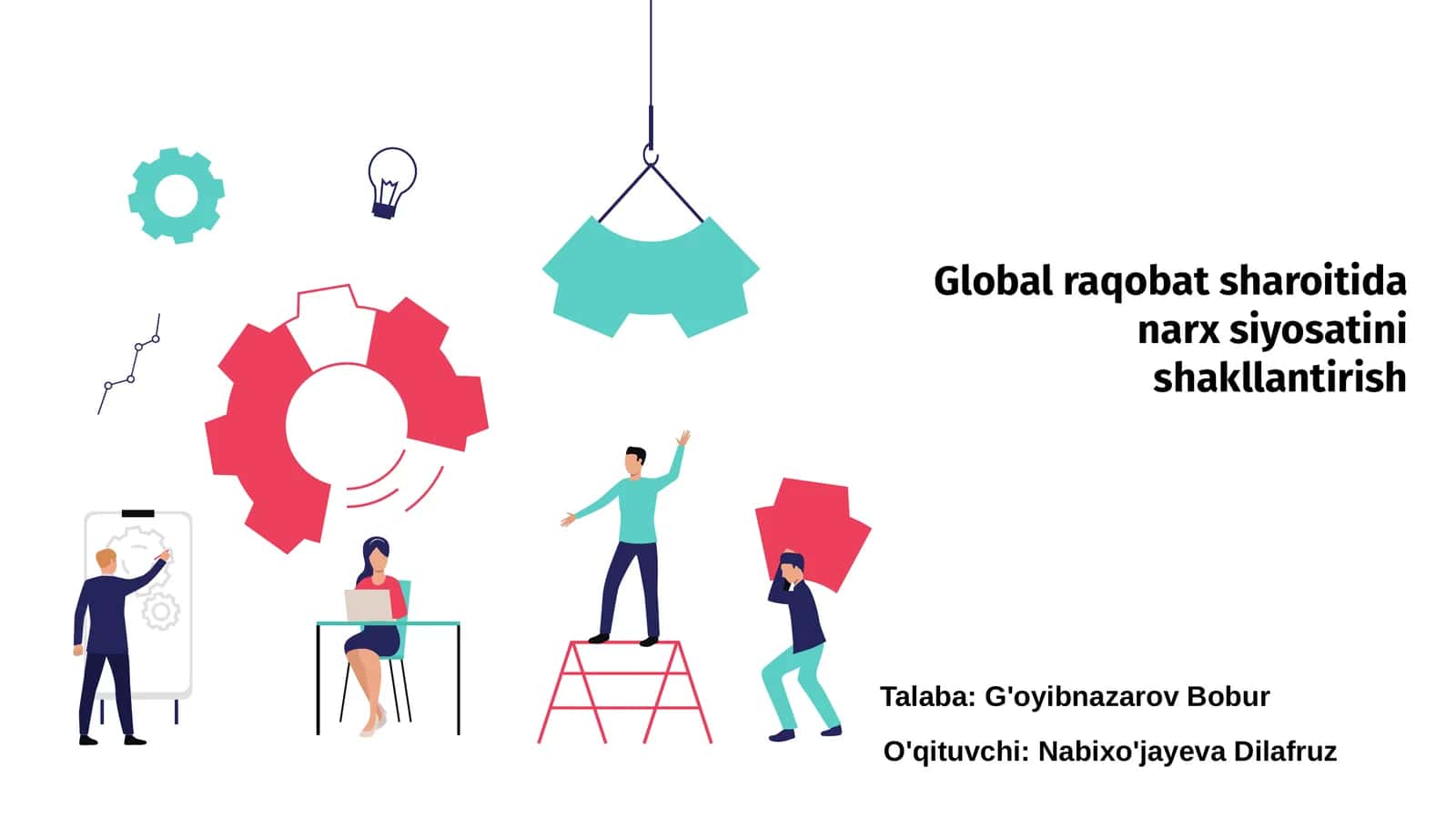 Global raqobat sharoitida narx siyosatini shakllantirish 1