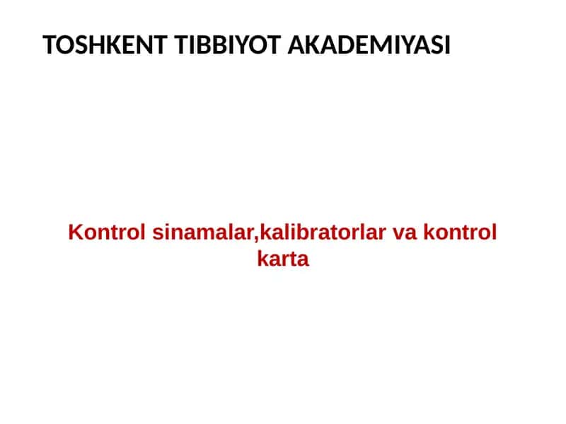 Kalibratorlar 1