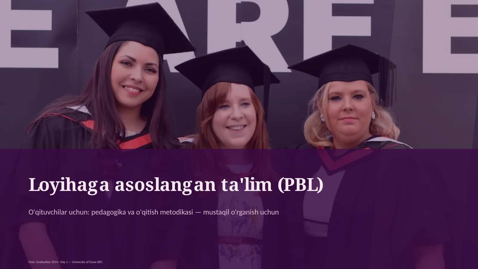 Loyihaga asoslangan ta'lim (PBL) 1