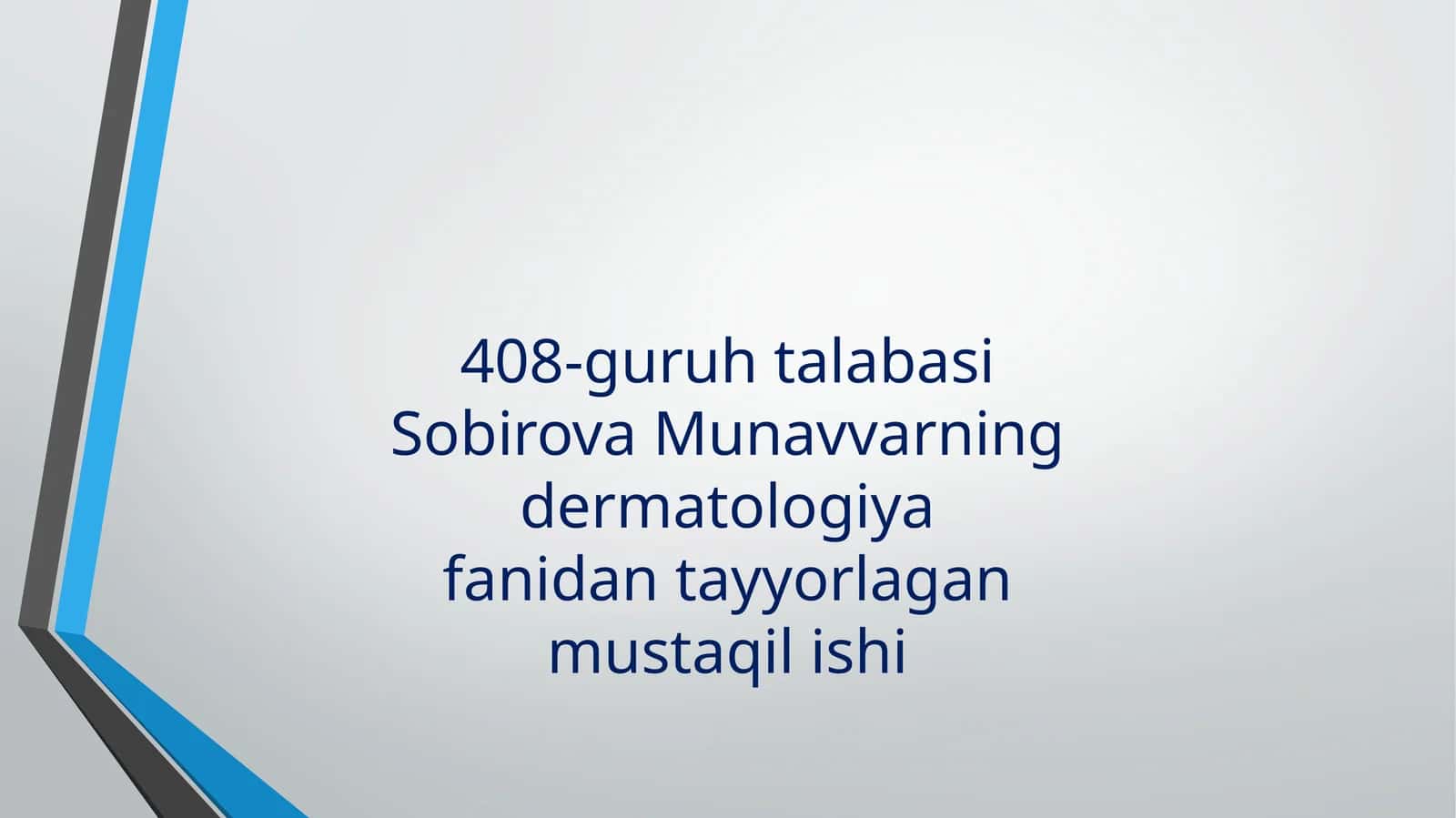 Terining parazitar kasalliklari qiyosiy tashxishi. Zamonaviy diagnostika va davolash yangiliklari 1