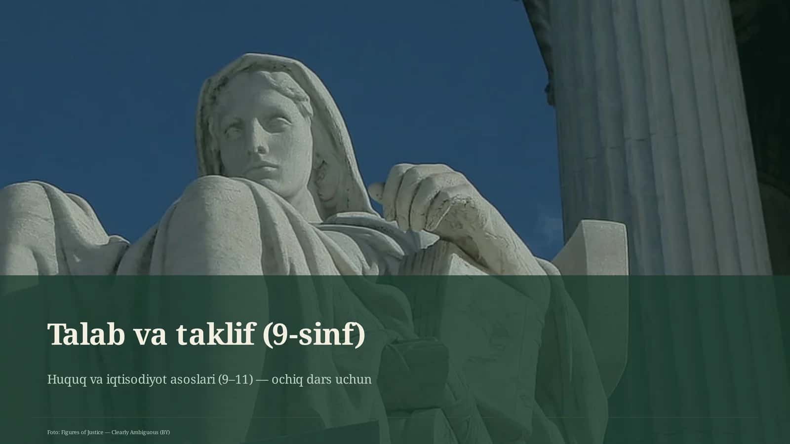 Talab va taklif (9-sinf) 1