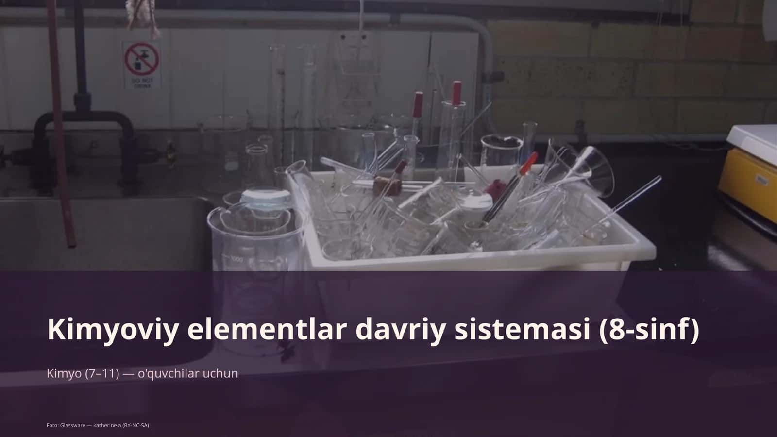 Kimyoviy elementlar davriy sistemasi (8-sinf) 1