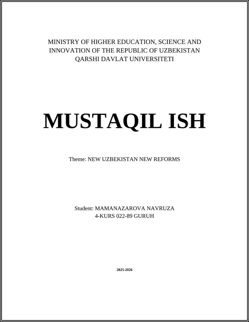 Economic liberalization and market reforms in New Uzbekistan 1