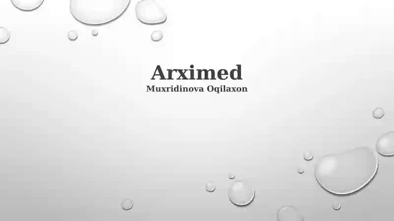 Arximed