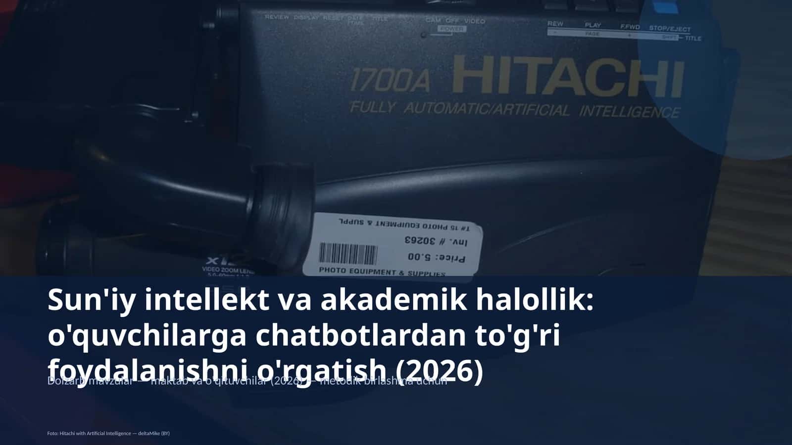 Sun'iy intellekt va akademik halollik: o'quvchilarga chatbotlardan to'g'ri foydalanishni o'rgatish 1