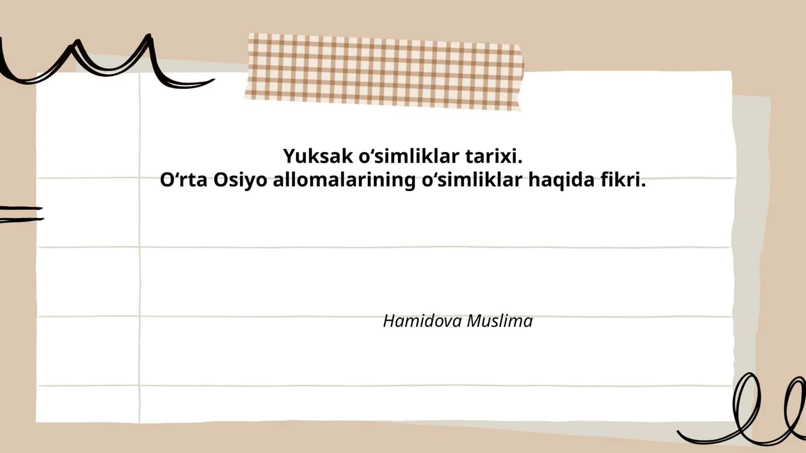 Yuksak o‘simliklar tarixi 1
