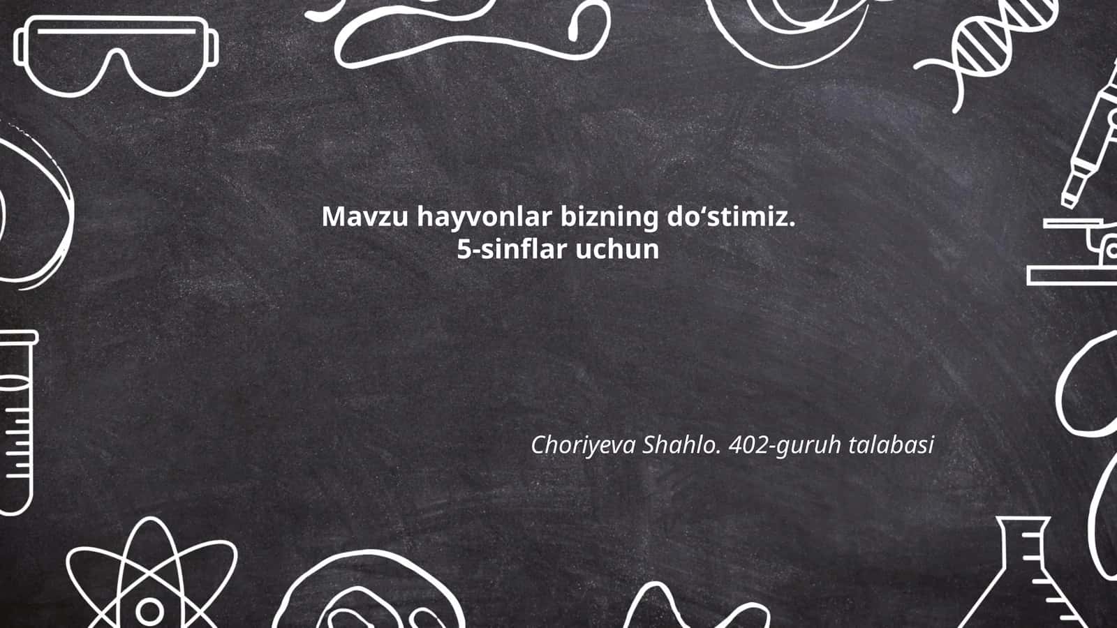Hayvonlar va inson doʻstligi 1