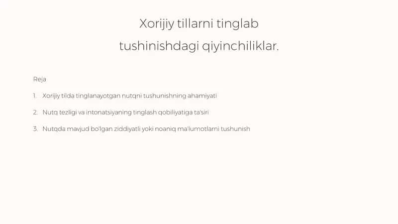 Xorijiy Tillar Davriy Tezlik 1