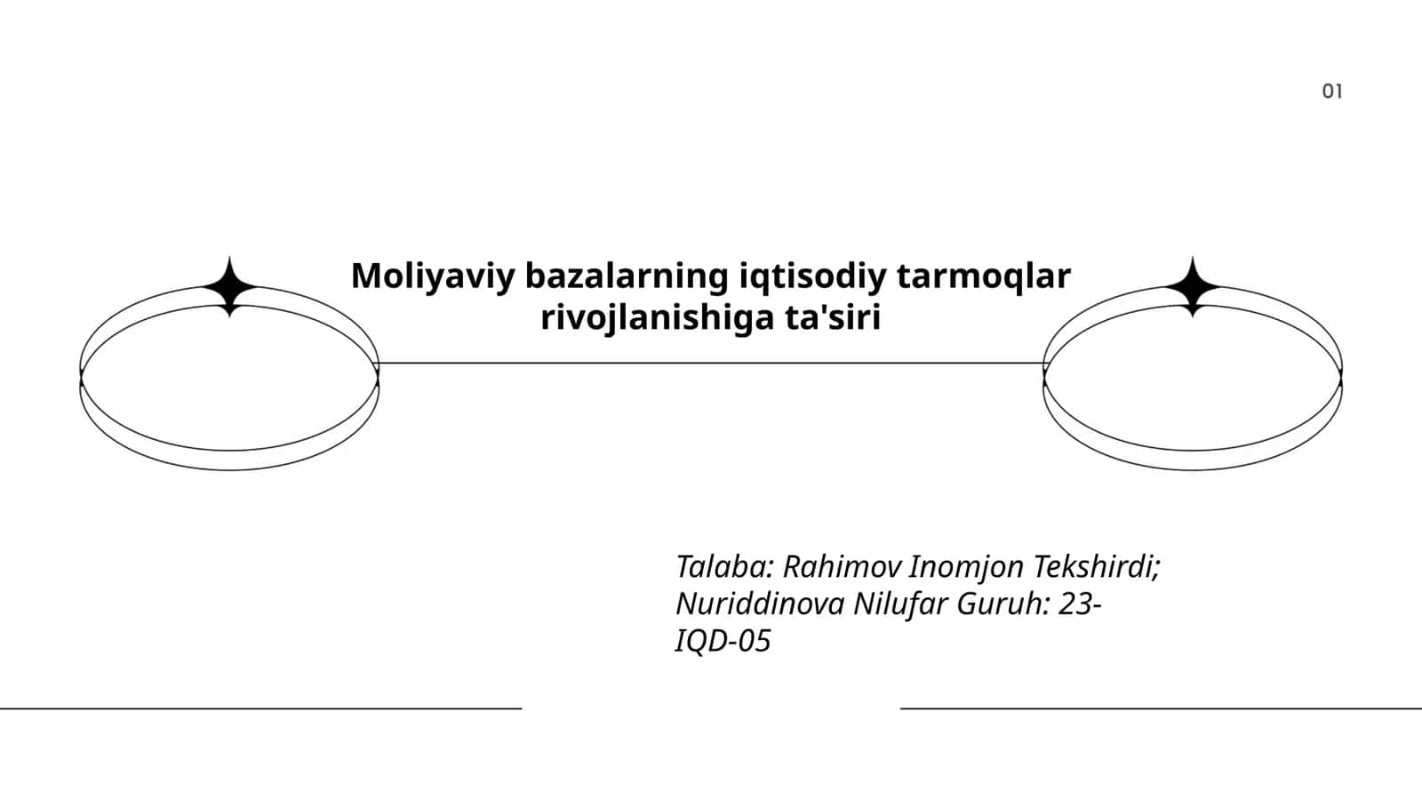 Moliyaviy bazalarning iqtisodiy tarmoqlar rivojlanishiga ta'siri 1