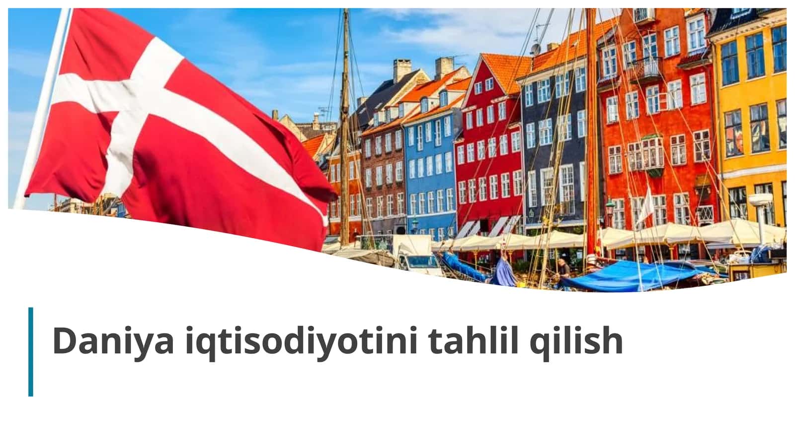 Daniya iqtisodiyotini tahlil qilish 1