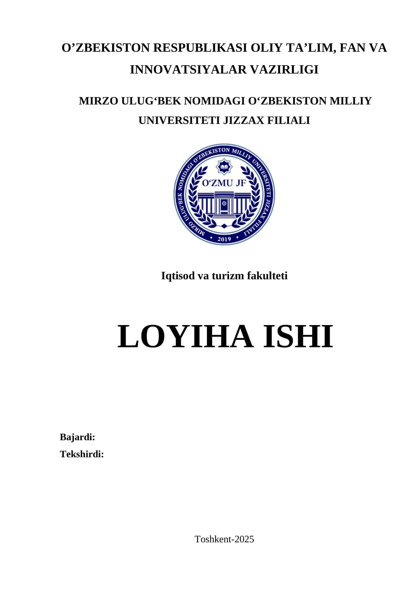 Genetik tahlil laboratoriyalari loyiha ishi 1