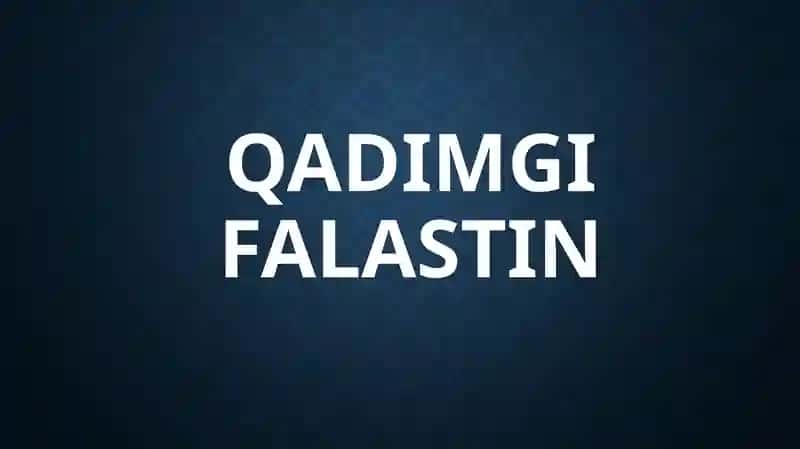 Qadimgi Falastin
