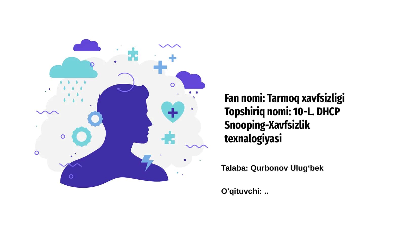 Tarmoq xavfsizligi 1
