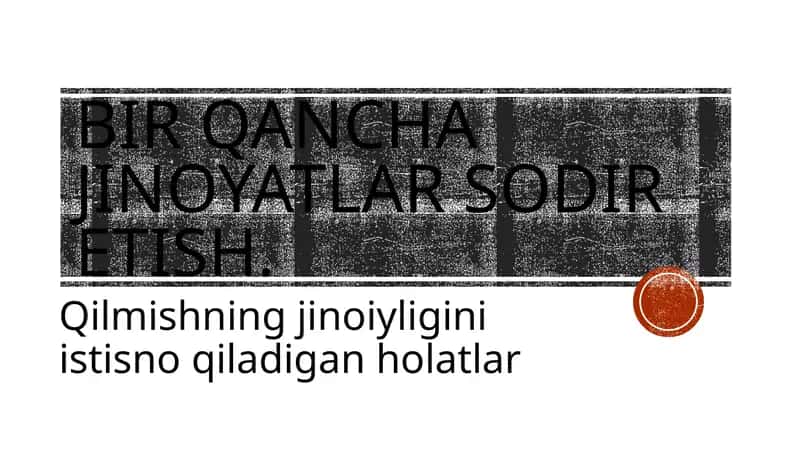 bir qancha jinoyat sodir etish 1