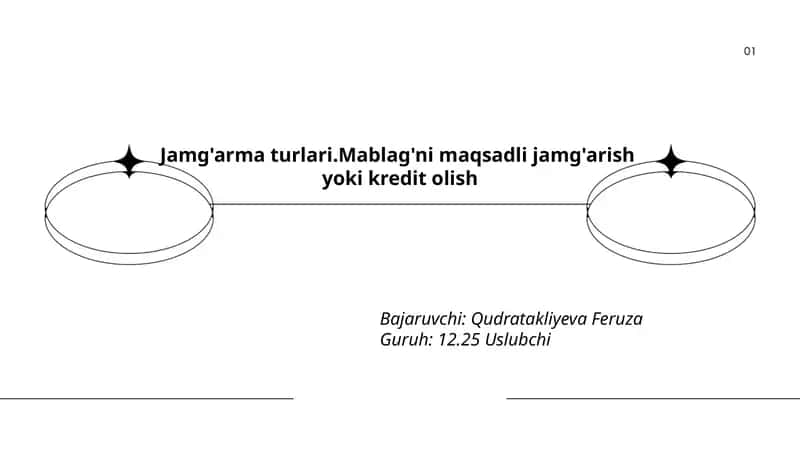 Jamg'arma turlari 1