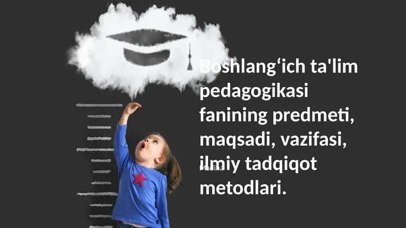 Boshlangʻich ta'lim pedagogikasi 1
