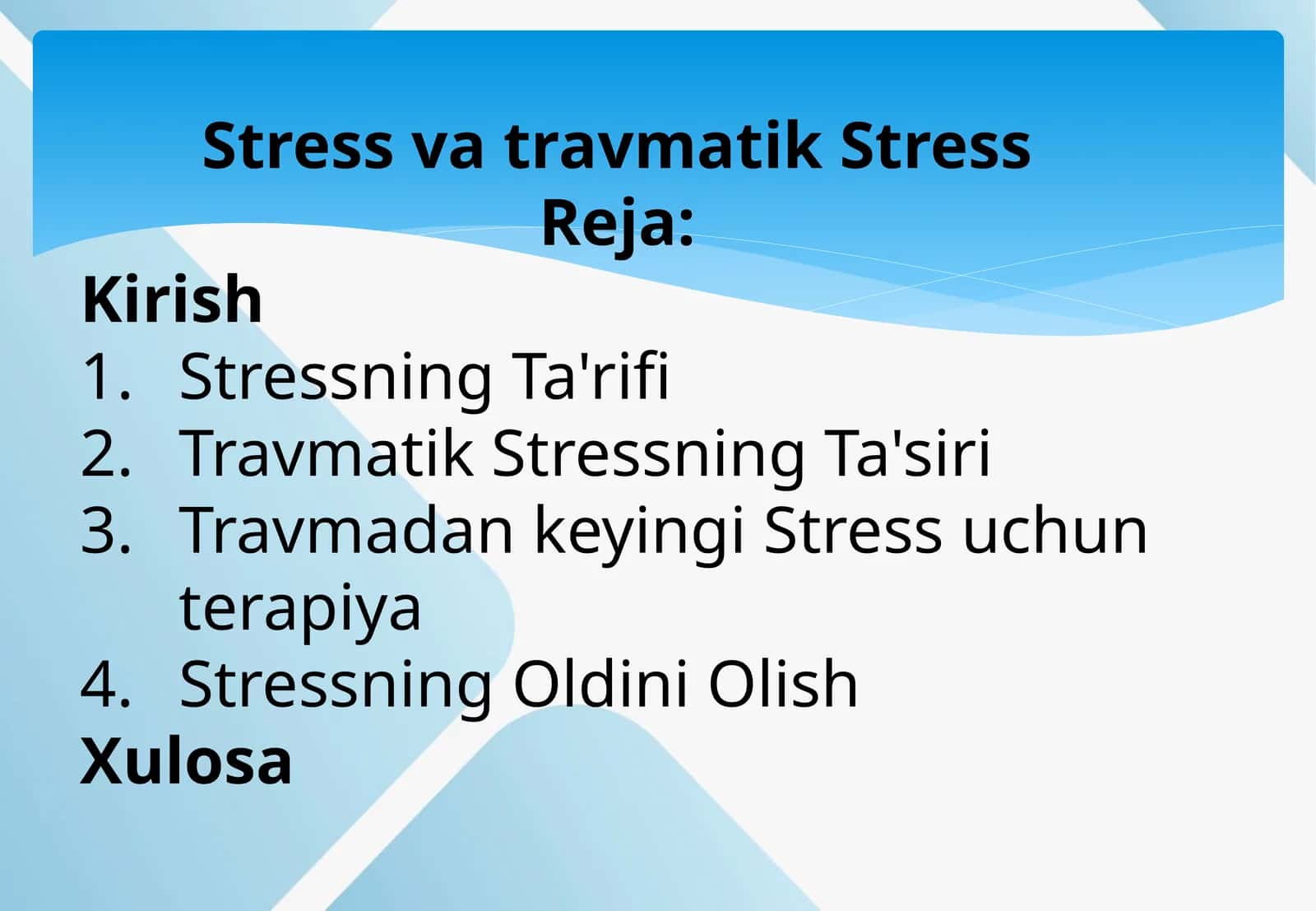 Stress vatravmatikStress 1