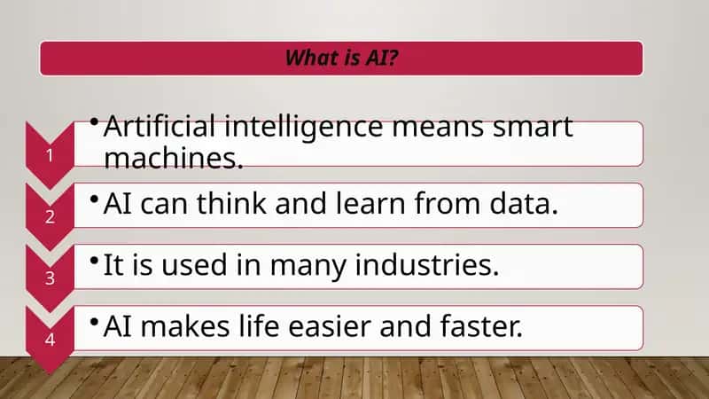 Artificial intelligence 1