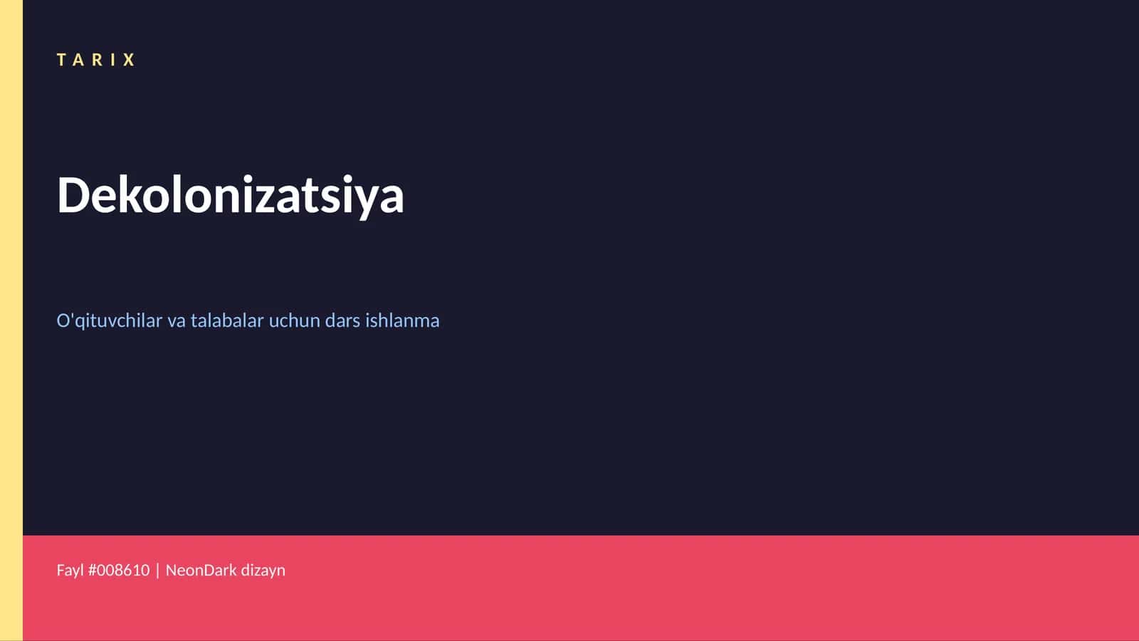 Dekolonizatsiya 1