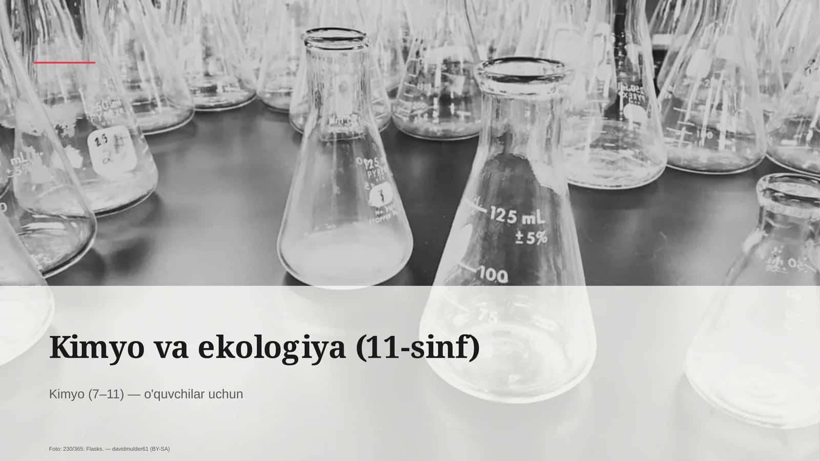 Kimyo va ekologiya (11-sinf) 1