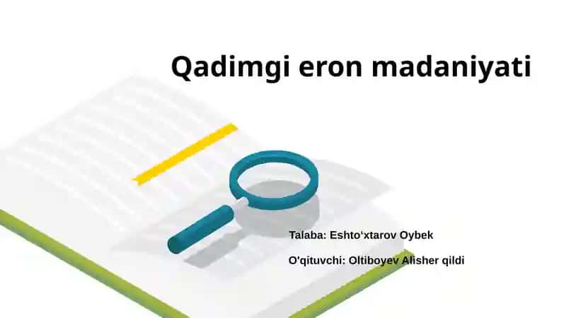 Qadimgi Eron madaniyati 1