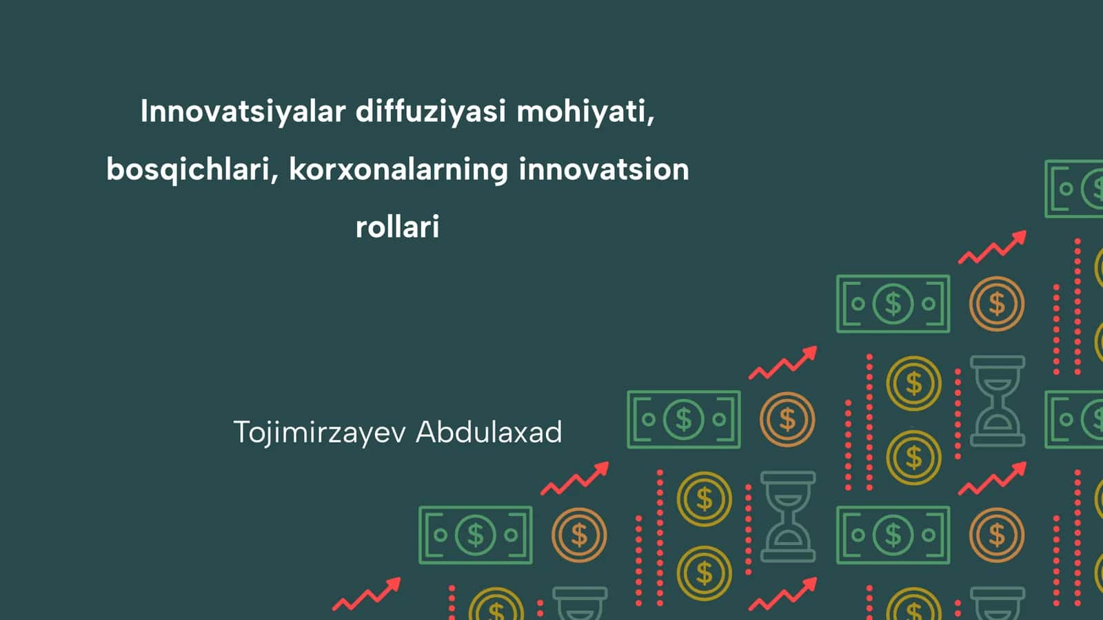 Innovatsiyalar diffuziyasi mohiyati, bosqich 1